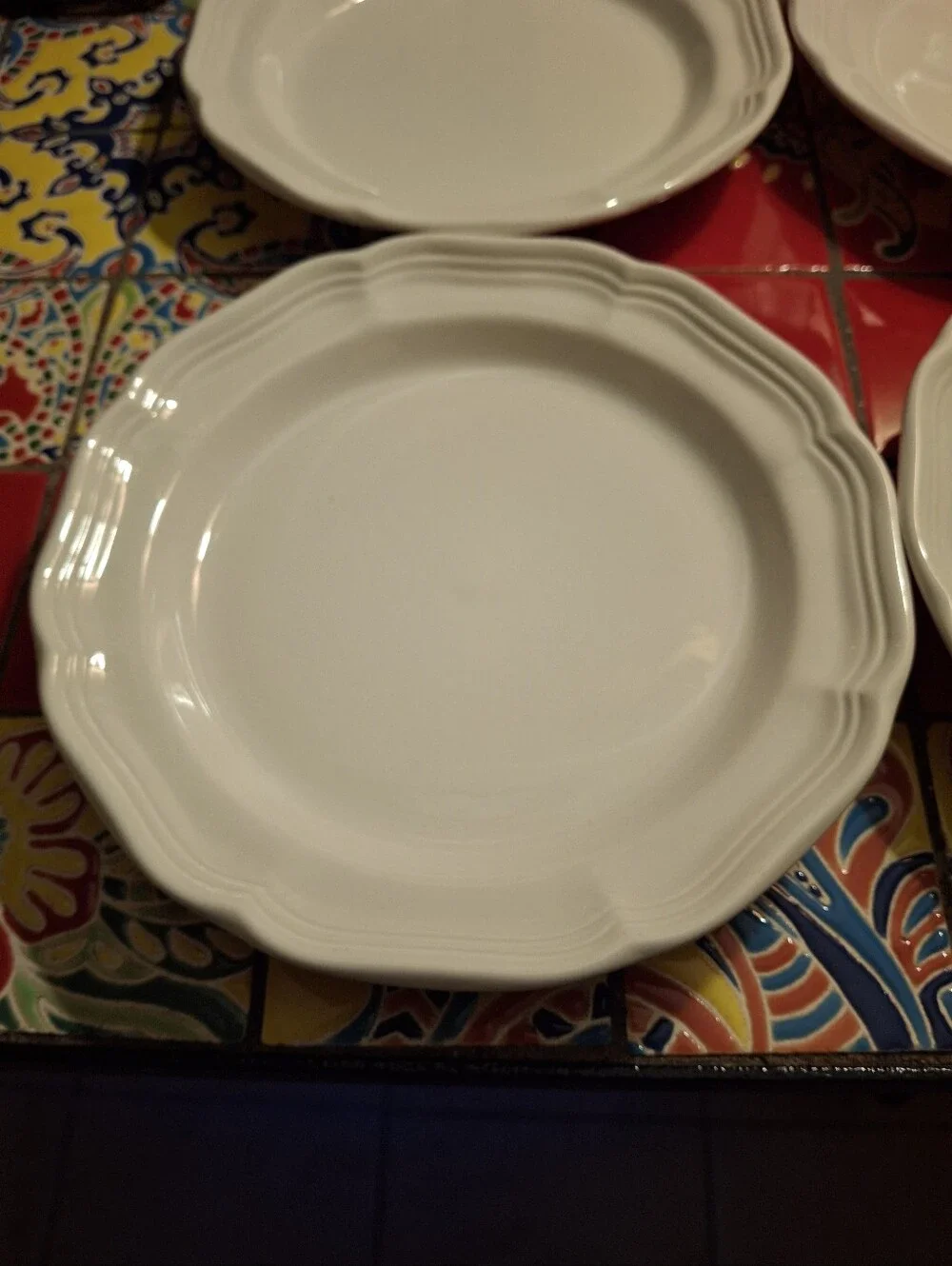 MIKASA FRENCH COUNTRYSIDE SALAD DESSERT PLATES 7 7/8